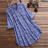 Women Loose Long Sleeve Tunic Tops Casual Blouses Plus Size M-3XL Shirt Summer Elegant Blouse Streetwear Fashion New