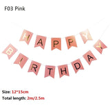 Multi Themes Happy Birthday Banner Baby Shower Birthday Party Decorations Photo Booth Happy Birthday Bunting Garland Flags