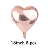 Rose Gold Happy Birthday Bunting Banner Balloons 18 21st 30 40 50 60th Number balloons Adults Birthday Party Decoration 75
