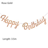 Multi Themes Happy Birthday Banner Baby Shower Birthday Party Decorations Photo Booth Happy Birthday Bunting Garland Flags