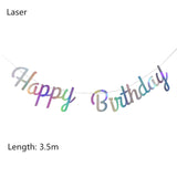 Multi Themes Happy Birthday Banner Baby Shower Birthday Party Decorations Photo Booth Happy Birthday Bunting Garland Flags