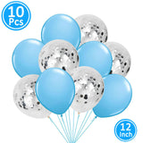 First Happy Birthday Rose Gold Balloon Banner My 1st 1 One Year Party Decorations Kids Baby Boy Girl Adult Garland Supplies Blue