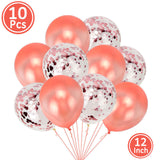 First Happy Birthday Rose Gold Balloon Banner My 1st 1 One Year Party Decorations Kids Baby Boy Girl Adult Garland Supplies Blue